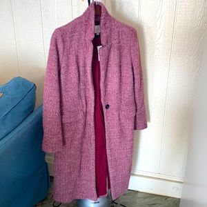 NWT in front button coat